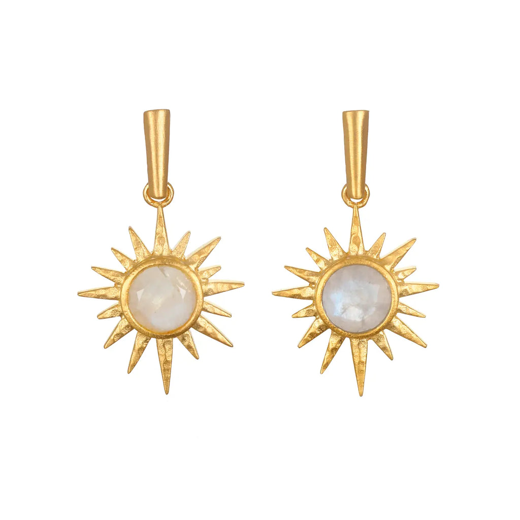 Sunburst Linear Earrings