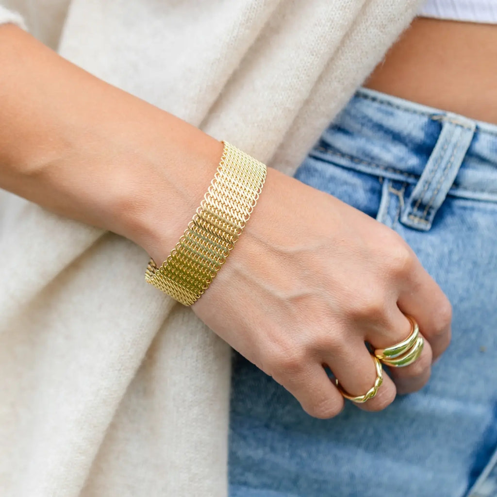 Mesh Vibe Cuff Bracelet
