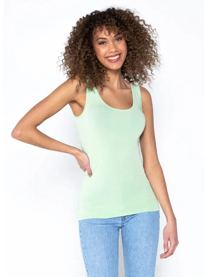 Bamboo Double Scoop Tank