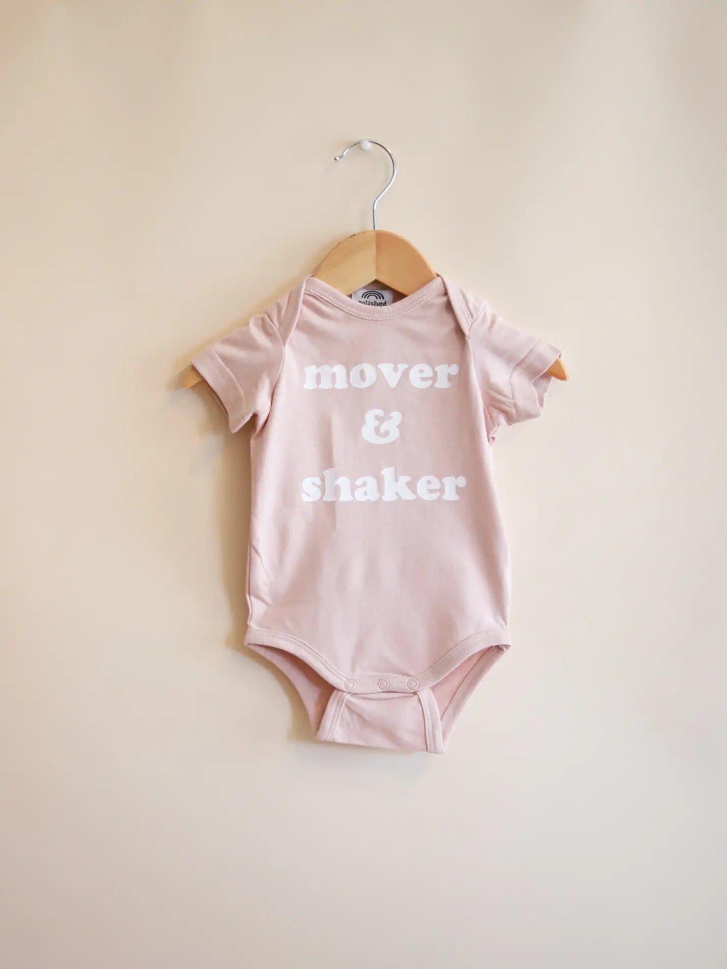 Mover and Shaker Organic Cotton Onsie