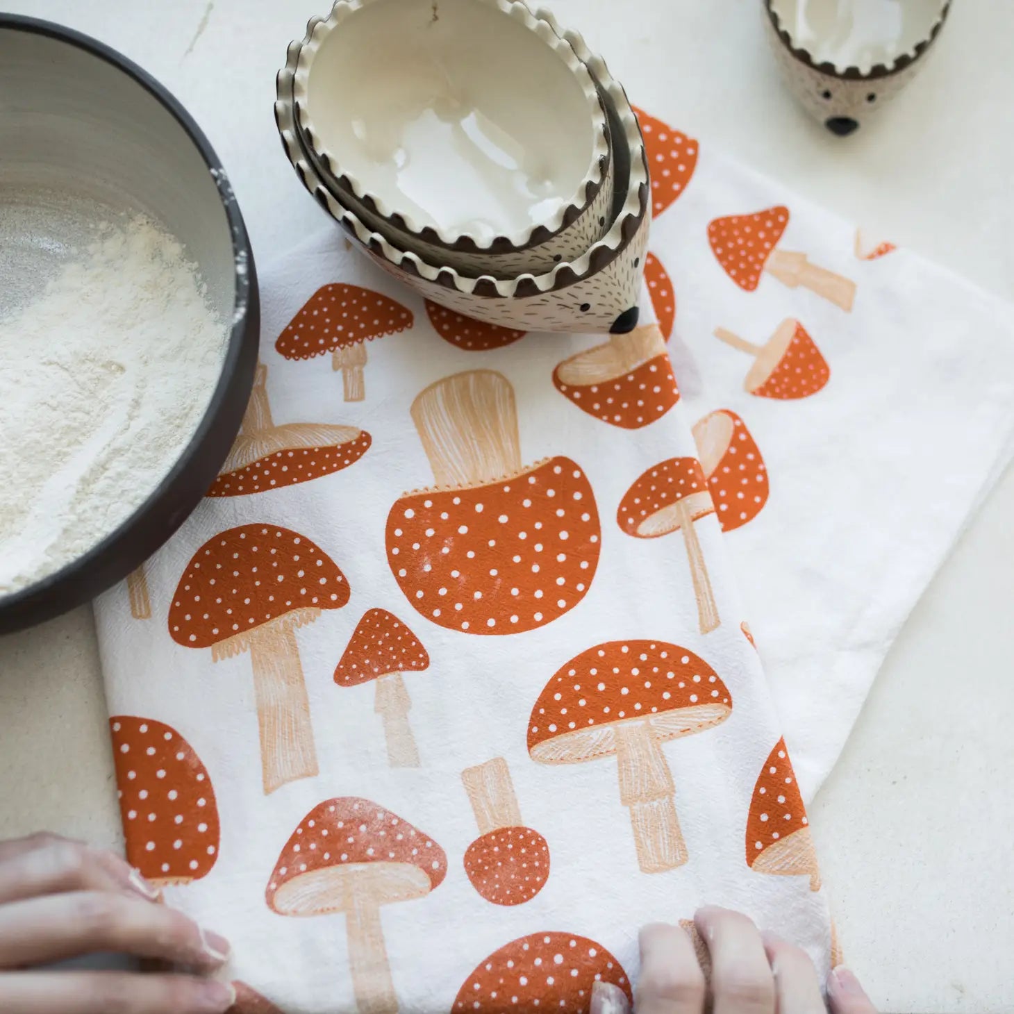 Gingiber Flour Sack Tea Towels