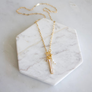 Pearl Taggle Necklace