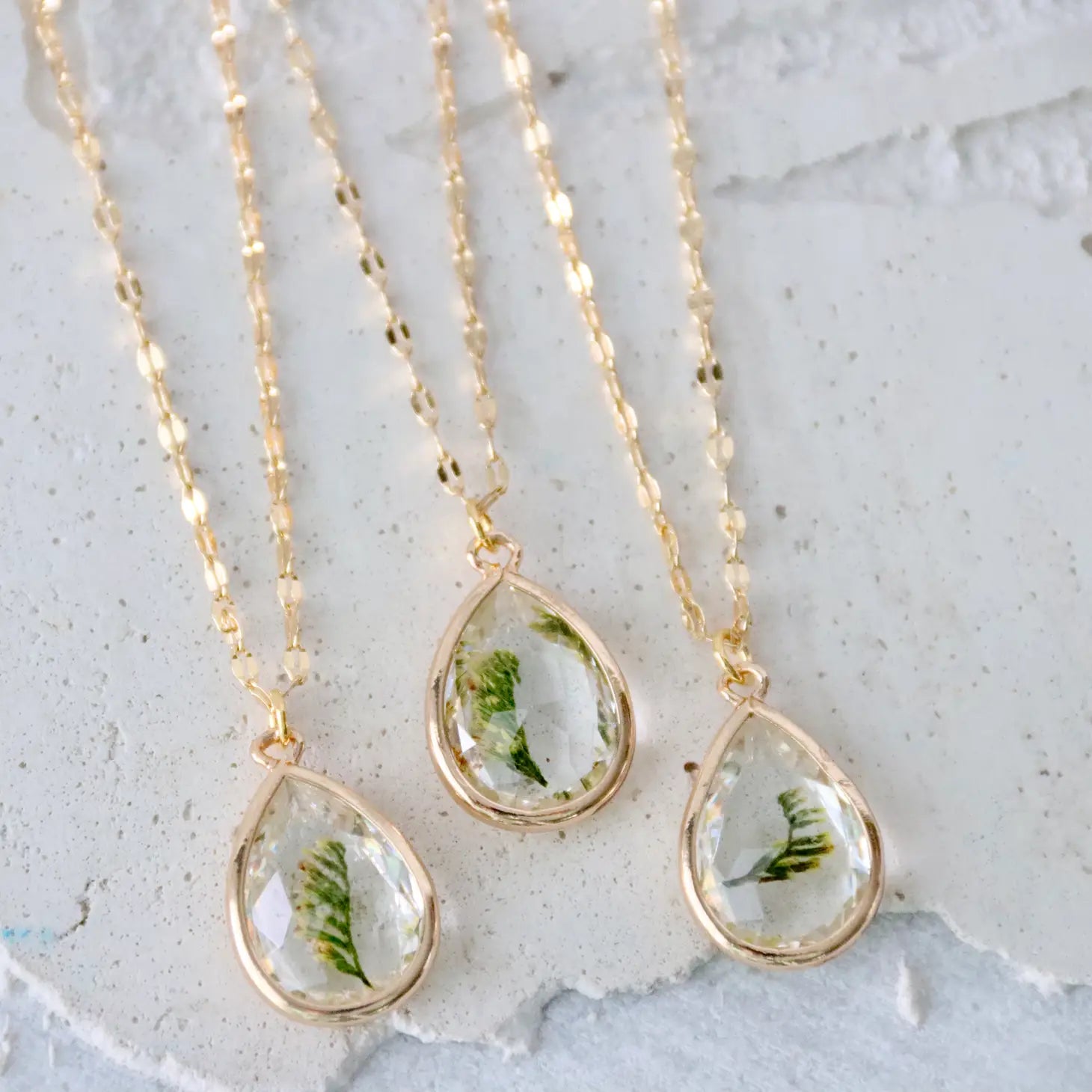 Dried Evergreen Necklace