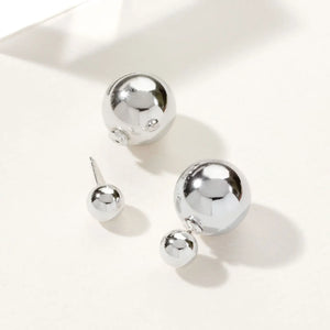 Orb Front Back Earring Set