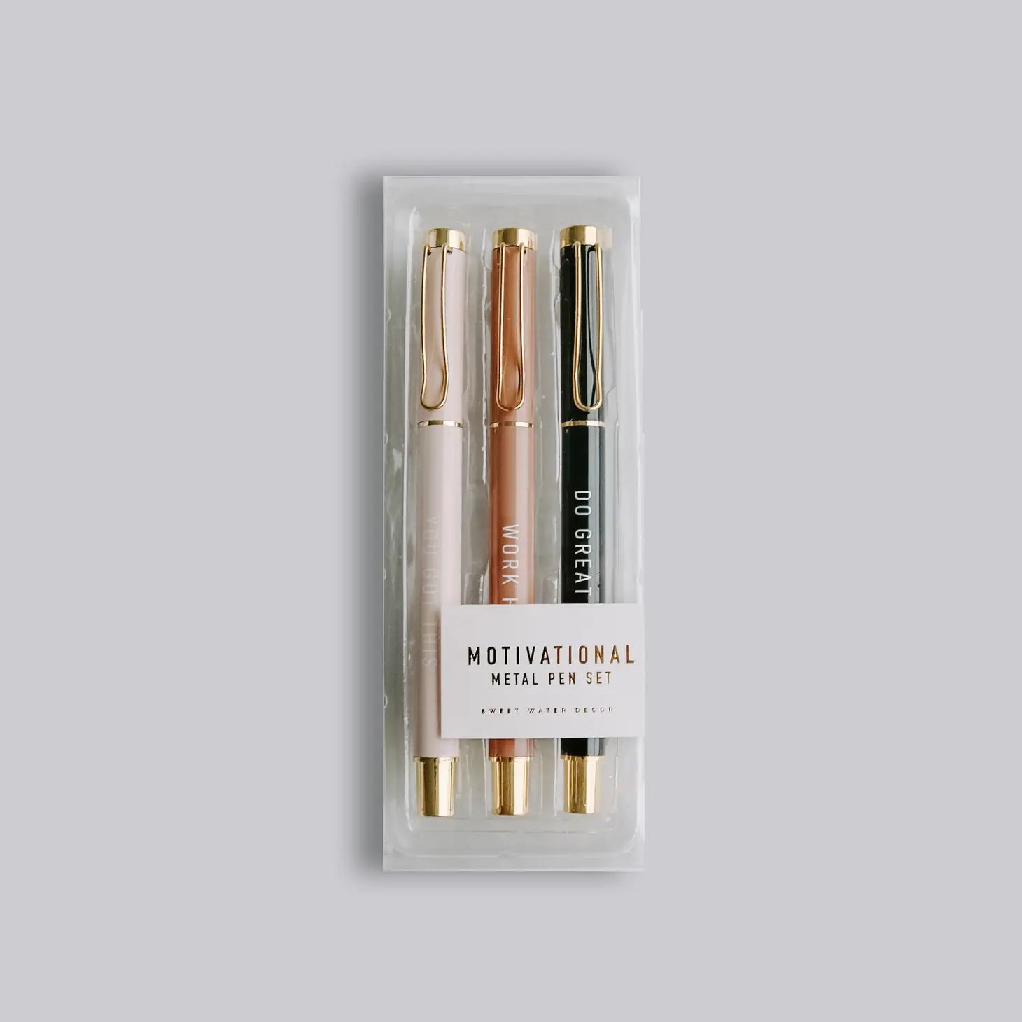 Inspirational Metal Pen Set