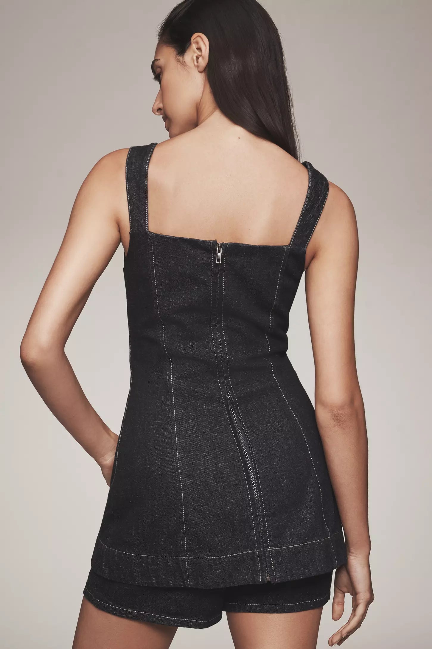 Caryl Denim Romper