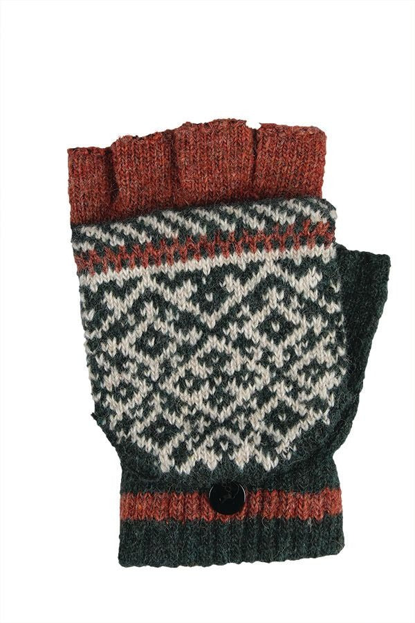 Finger-less Glove with Cap