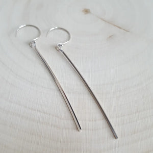 Sterling Stick Earrings