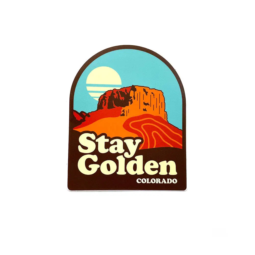 Stay Golden Sticker