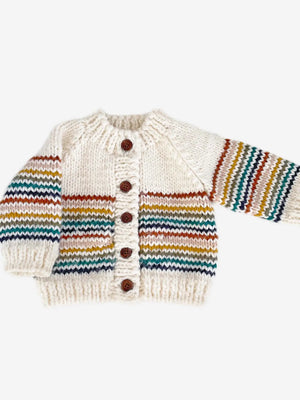 Retro Stripe Cardigan