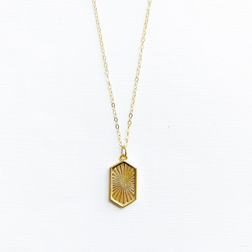 Sun Soul Necklace Gold