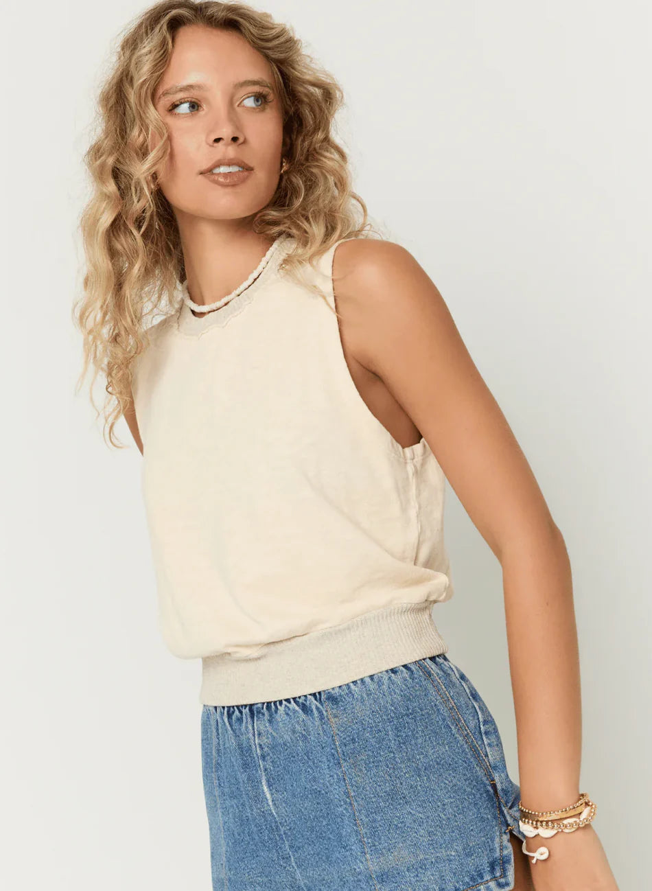 Iralo Textured Tank Vest