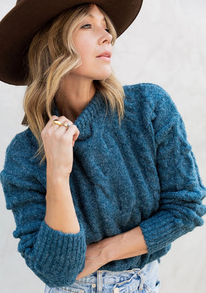 Cable Knit Cozy Sweater
