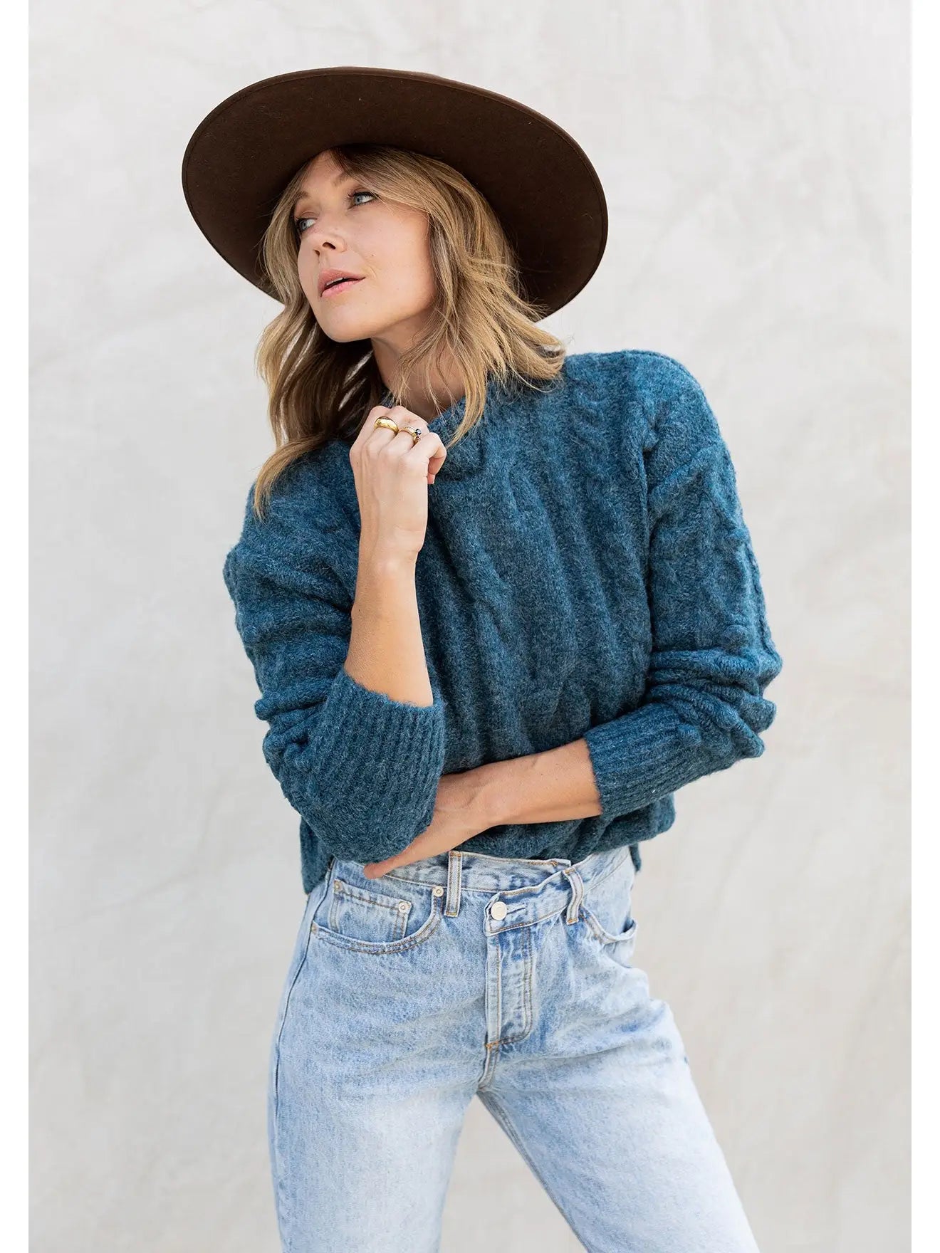 Cable Knit Cozy Sweater