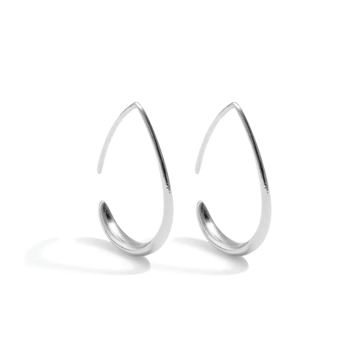 Tear Drop Hoops