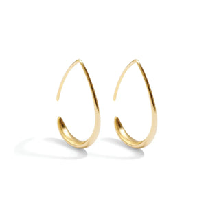 Tear Drop Hoops
