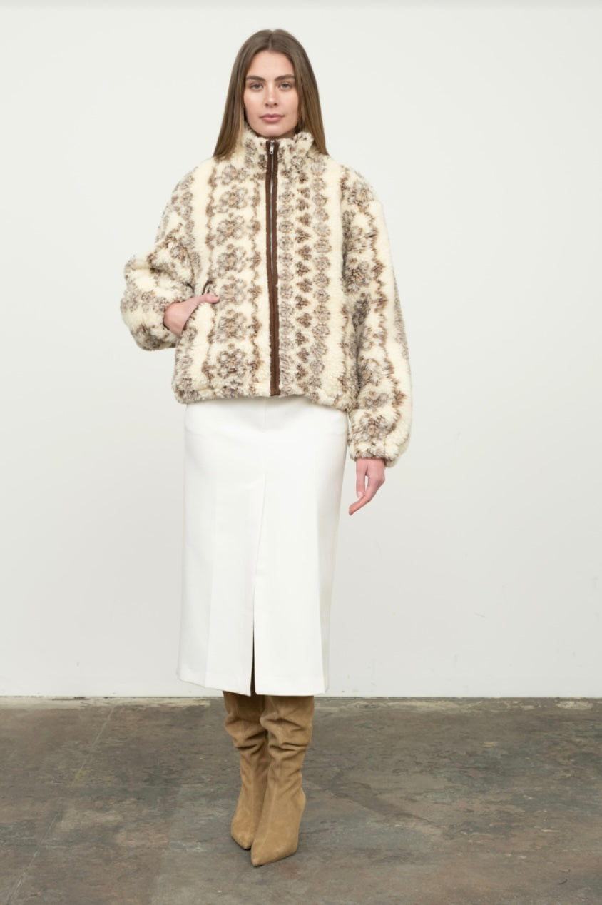 Teddy Zip Up Jacket