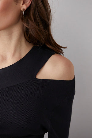 Ingrid One Shoulder Rib Top