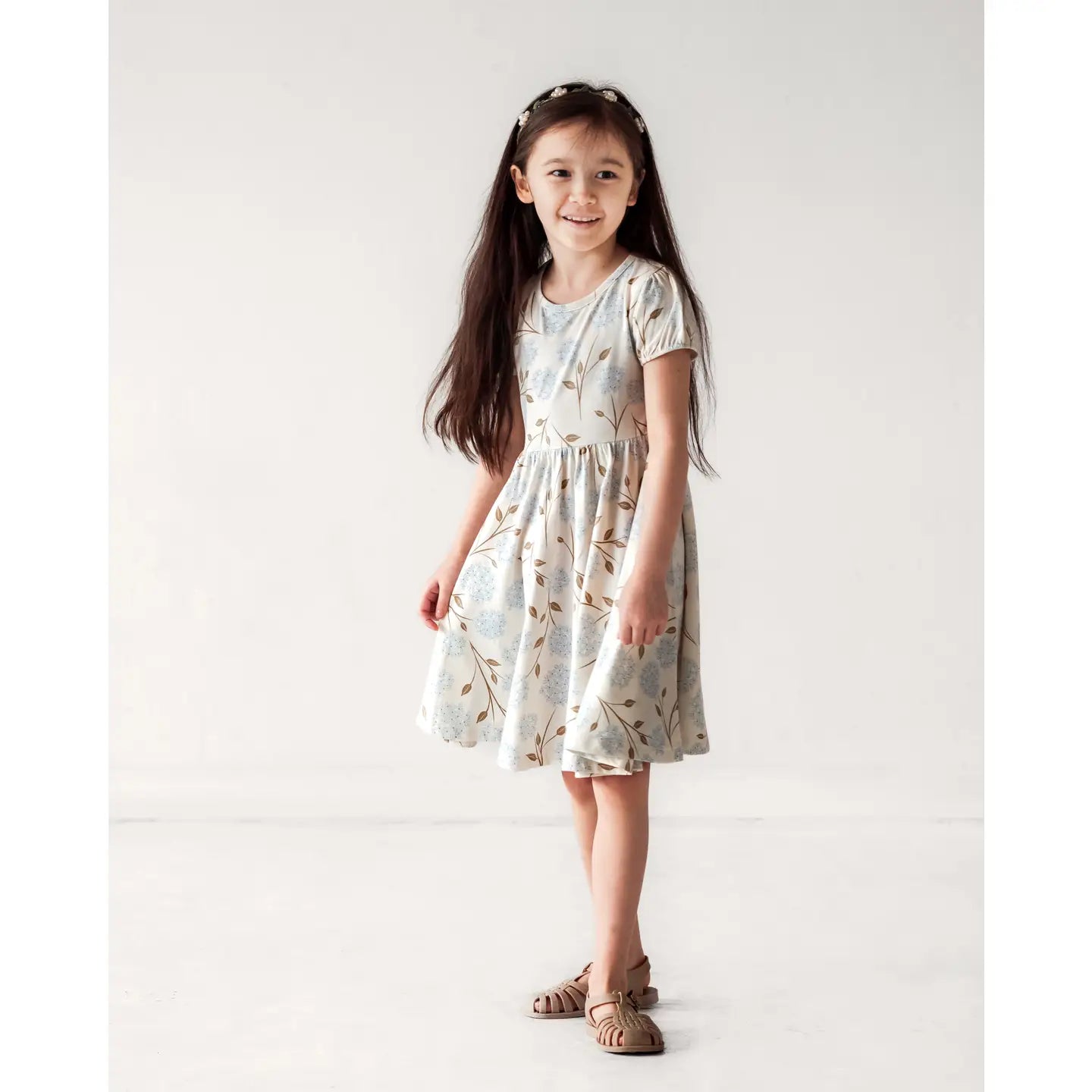 Hydrangea Twirl Dress