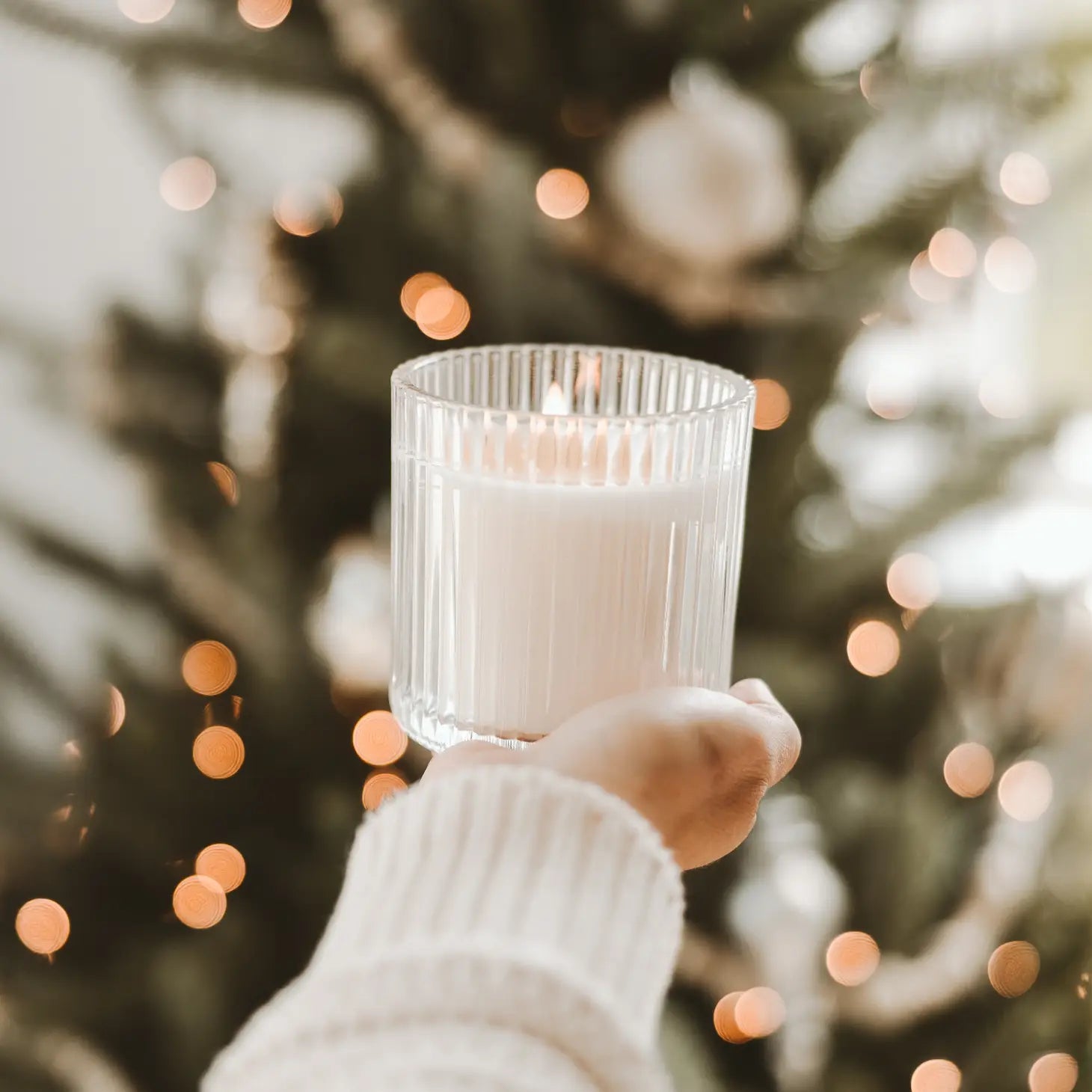 Ribbed Jar Candle