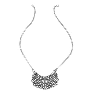 Dissent Collar Necklace - Silver