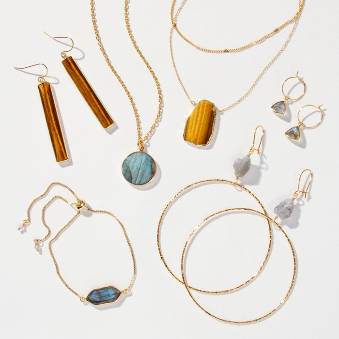 Sticks & Stones Drop Earrings