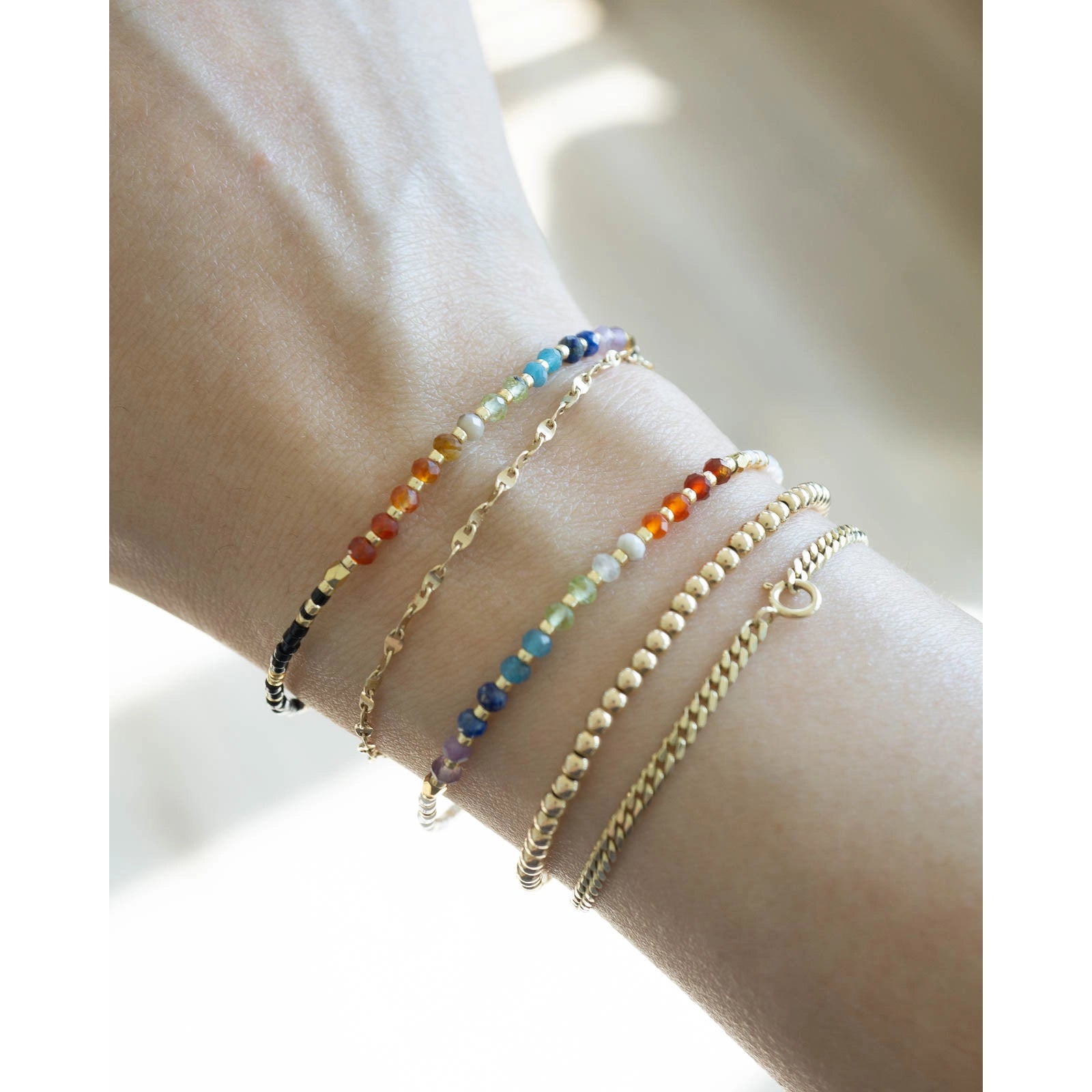 Healing Gemstone Stacking Bracelet