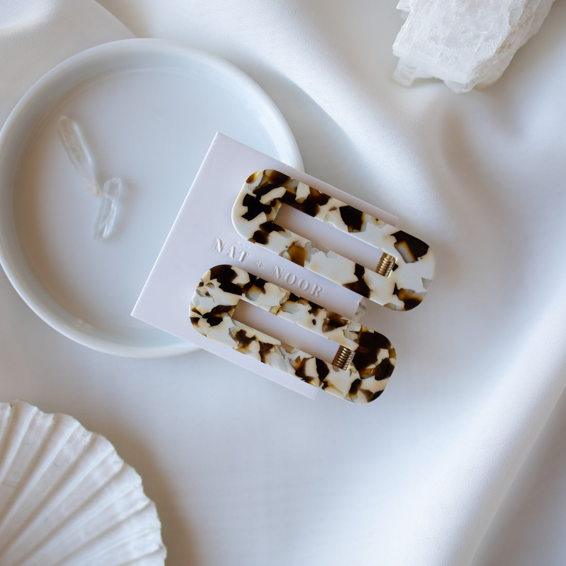 Tortoise Duo Barrettes