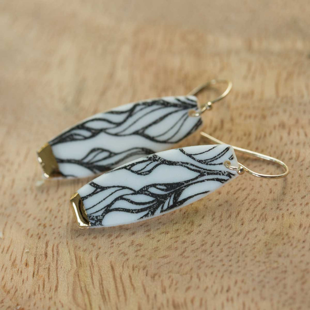 Botanical Drop Earring