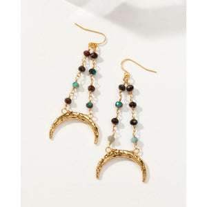Lunula Drop Earrings