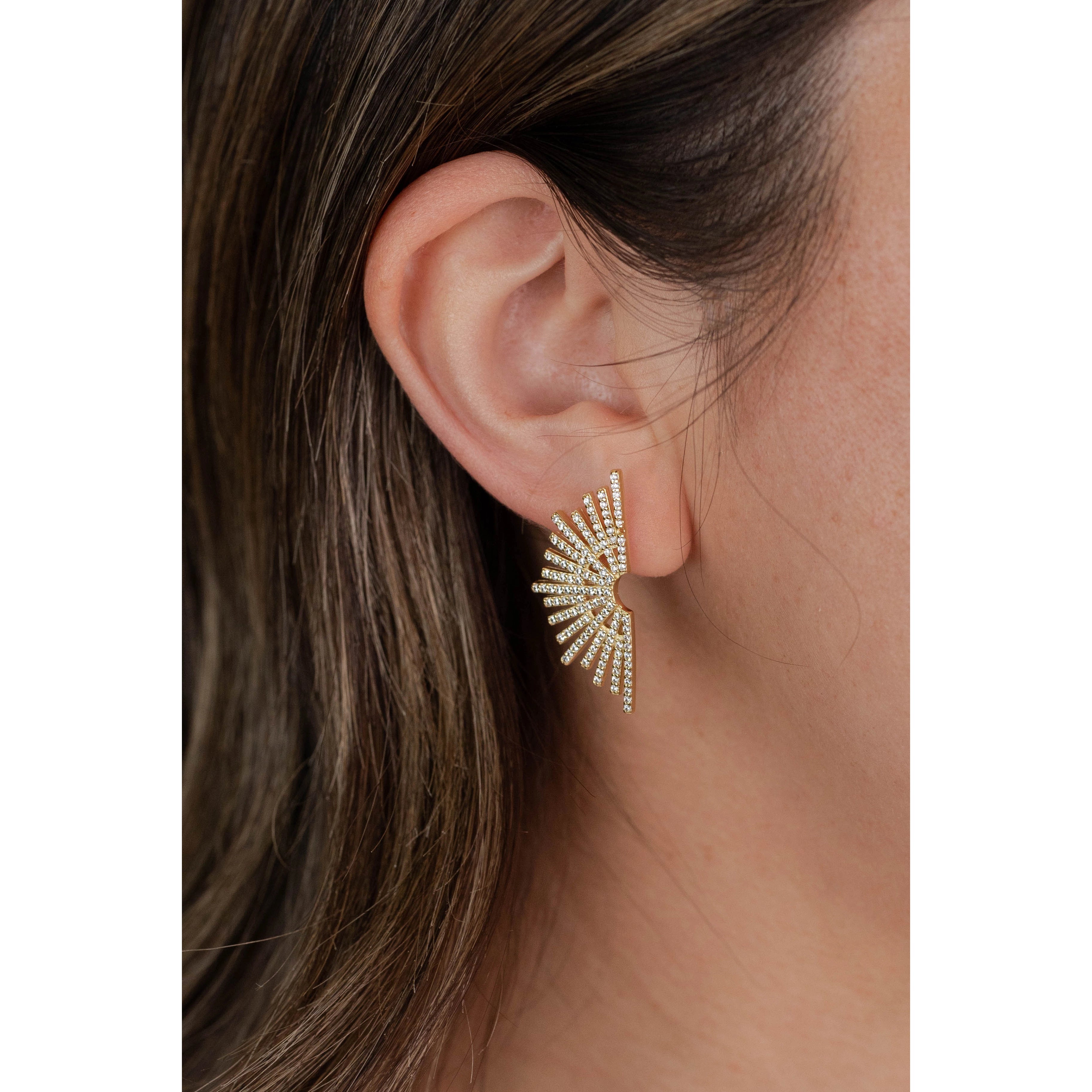 Celestial Sunburst Earring