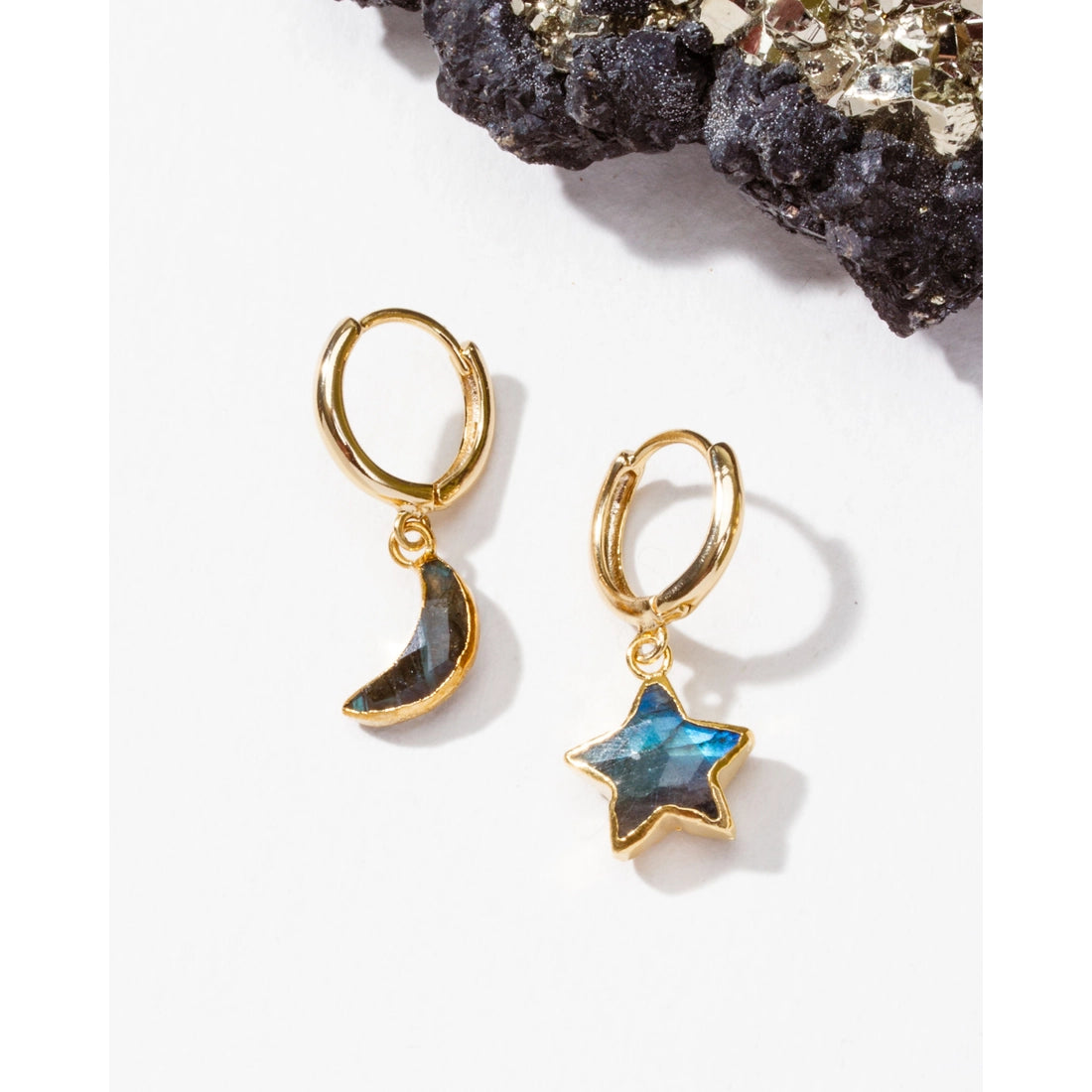 Sky Gazing Mismatched Hoop Earrings
