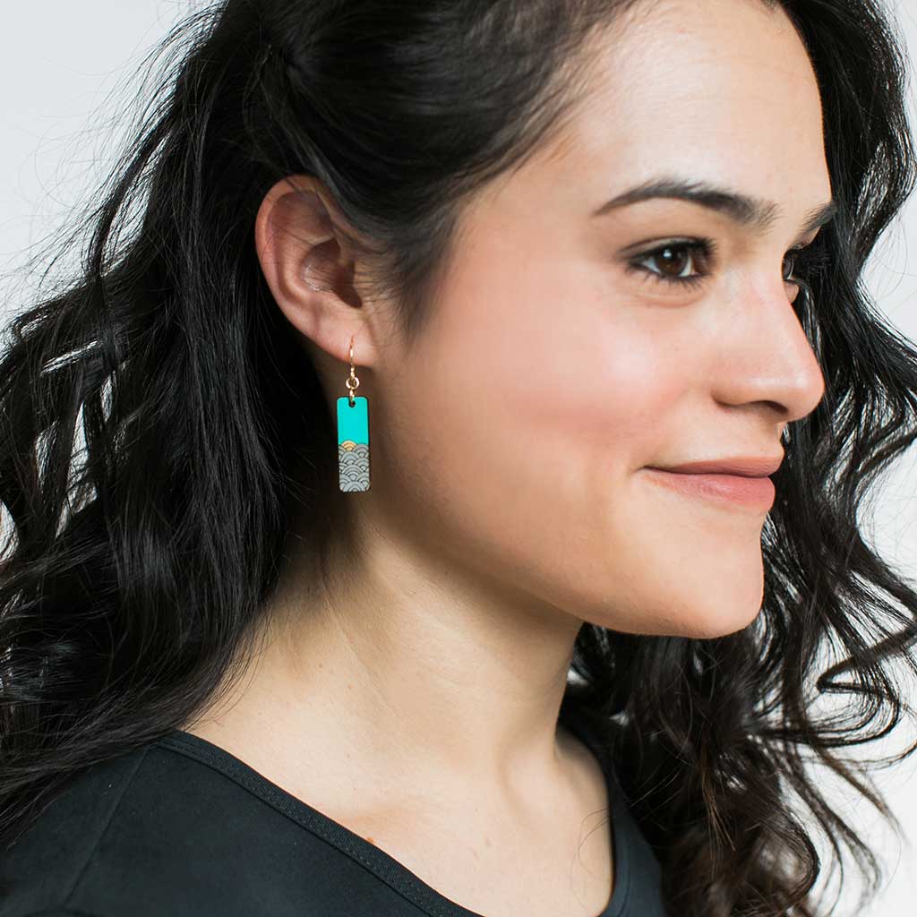 Sunrise Wave Earrings