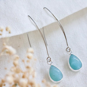 Amazonite Drop Earrings