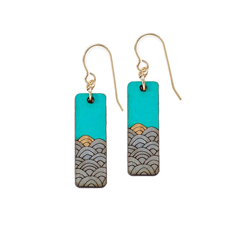 Sunrise Wave Earrings