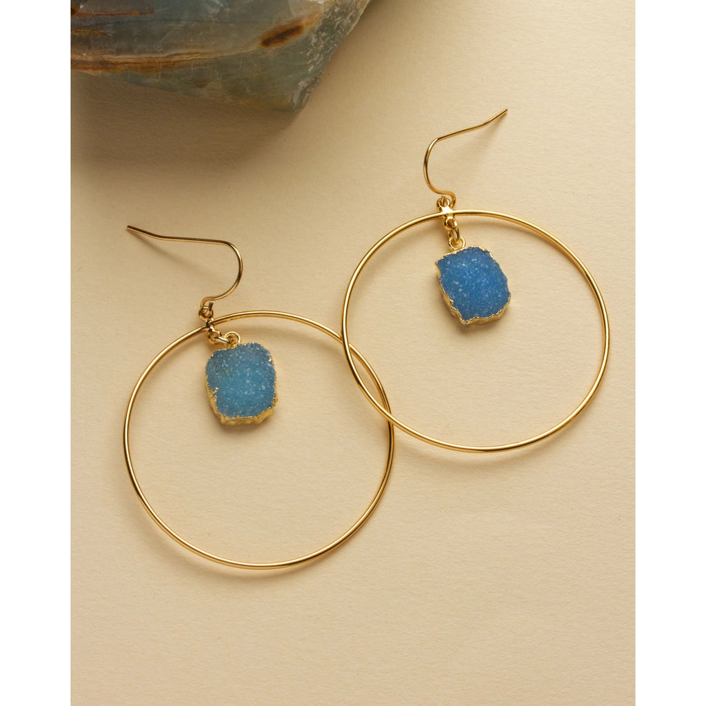 Feeling Electric Hoop Earrings