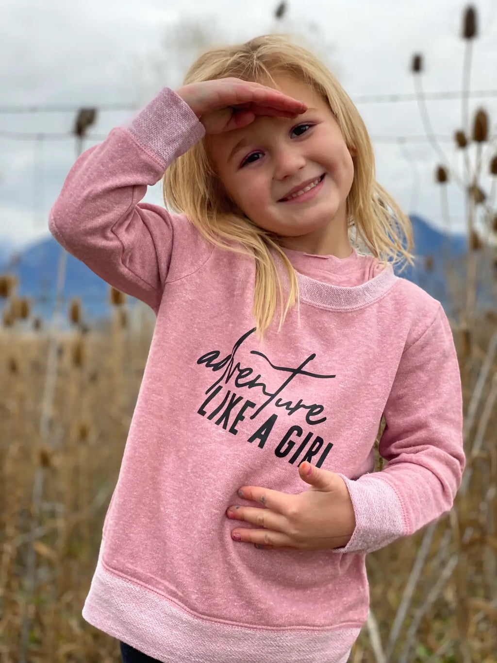 Girls Adventure Pullover