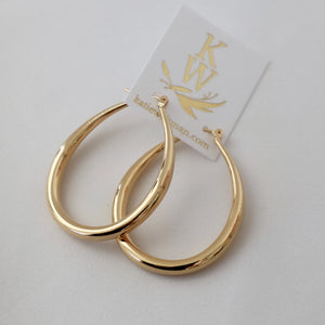 Teardrop Hoop Earring