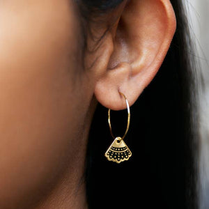 RBG Dissent hoop earrings