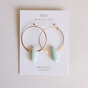 Amazonite Hoop