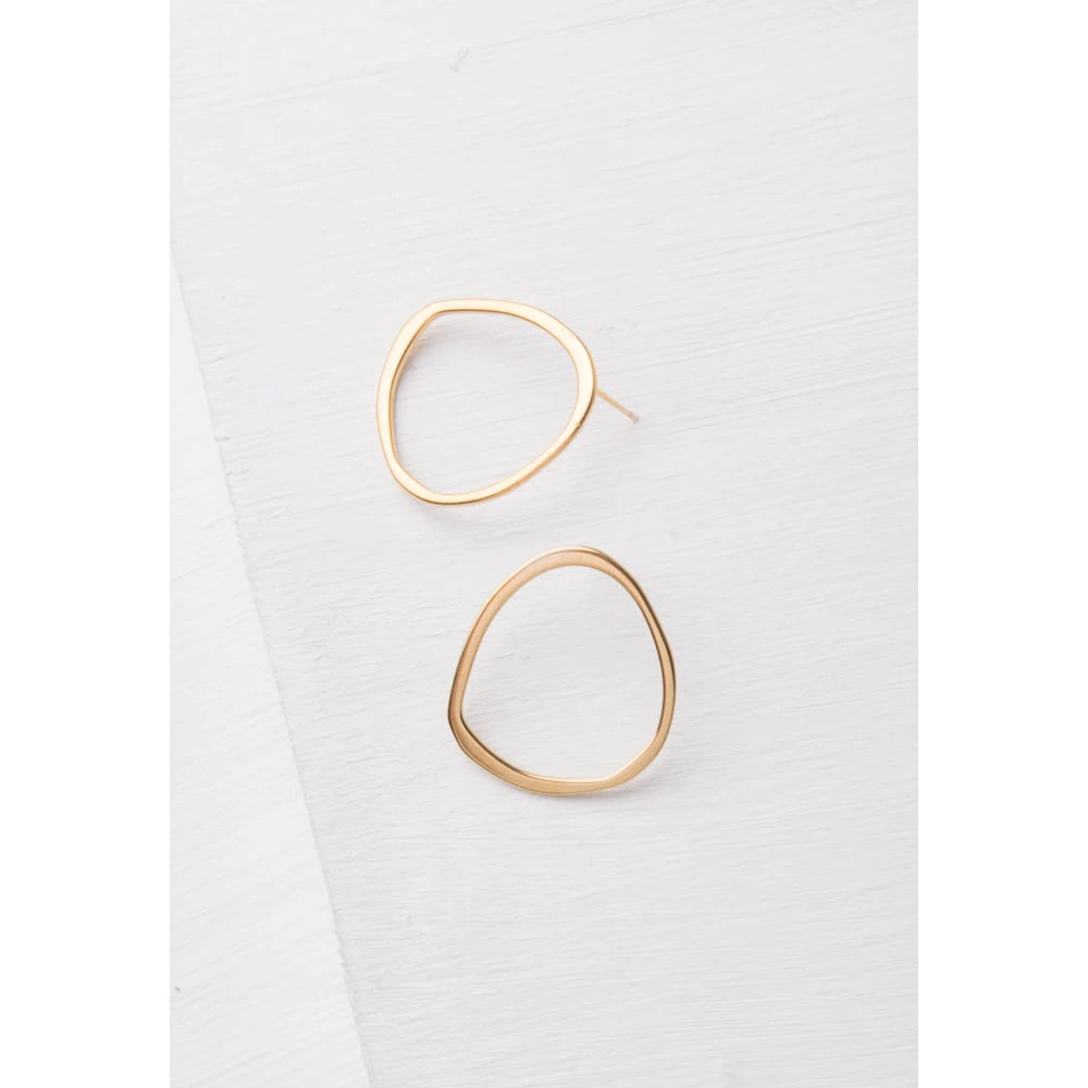 Forward Facing Hoop Earrings