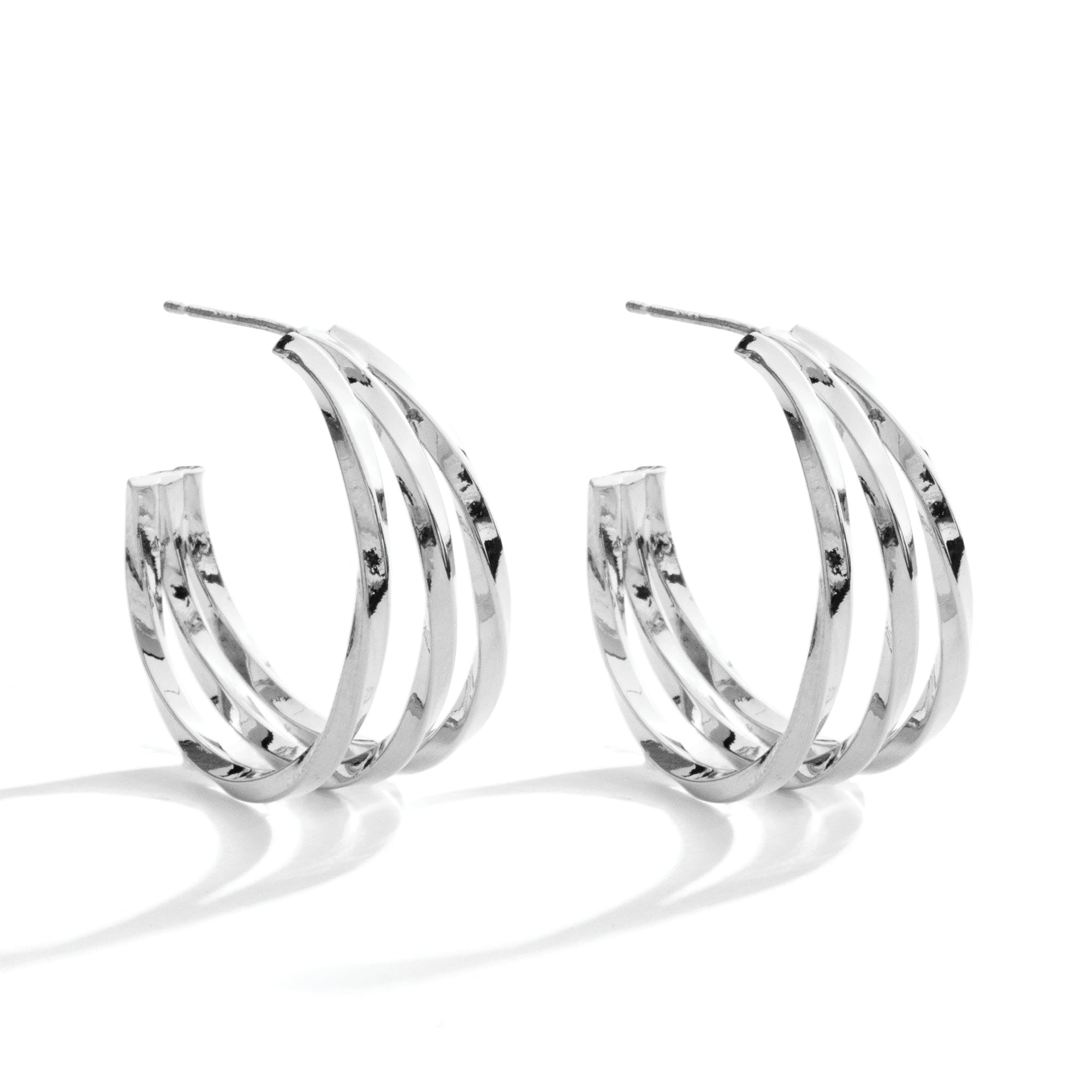 Wide Hoop Earrings