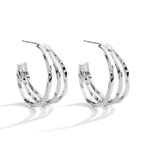 Wide Hoop Earrings