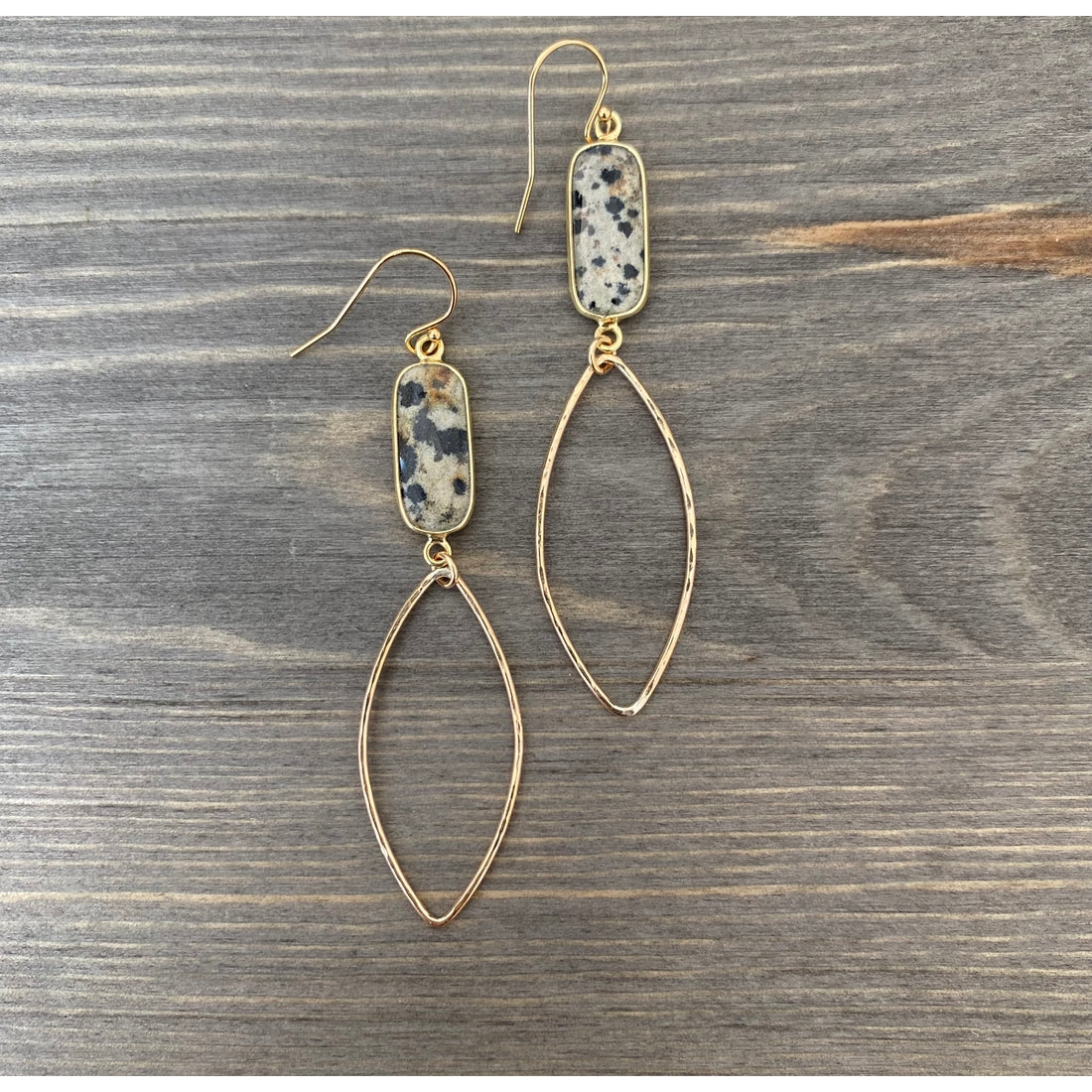 Dalmatian Jasper Varick Earring