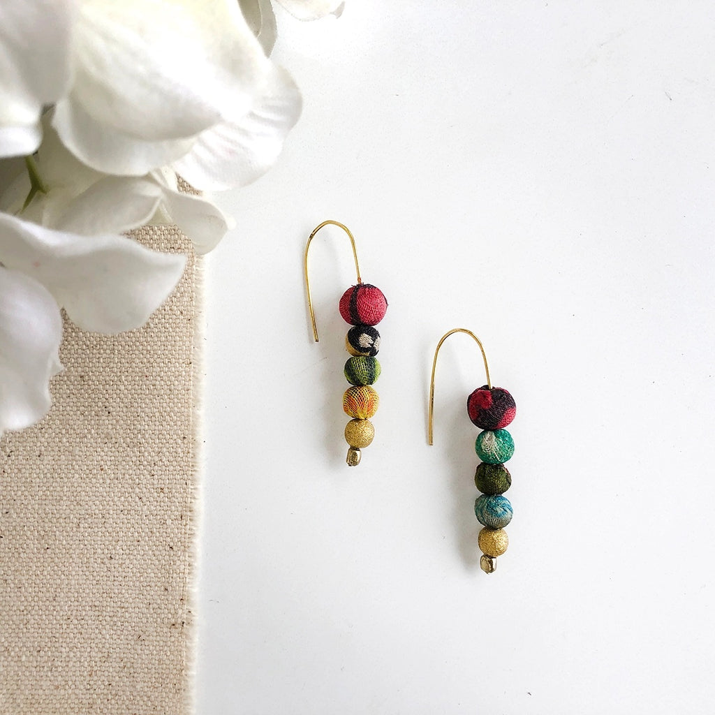 Kantha Kamla Earring