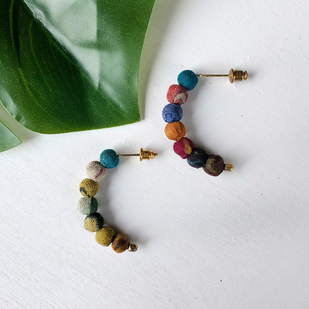 Kantha Petit Arc Earring
