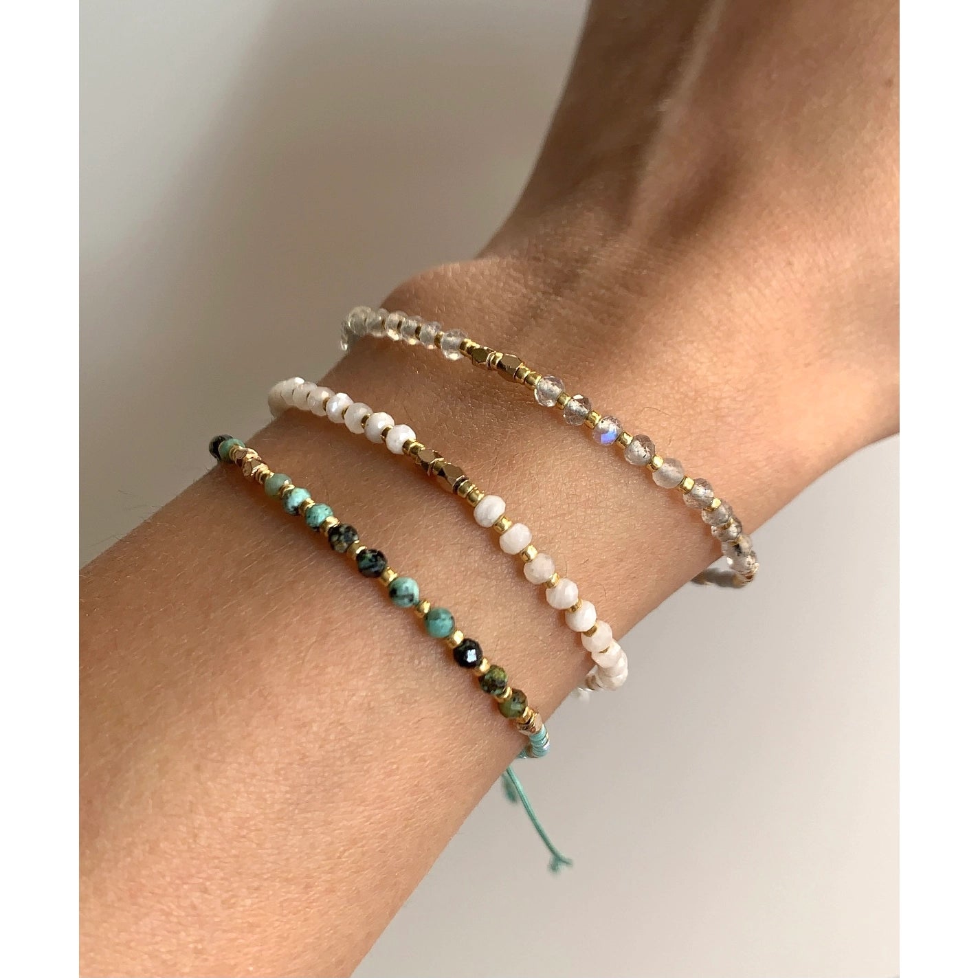 Healing Gemstone Stacking Bracelet