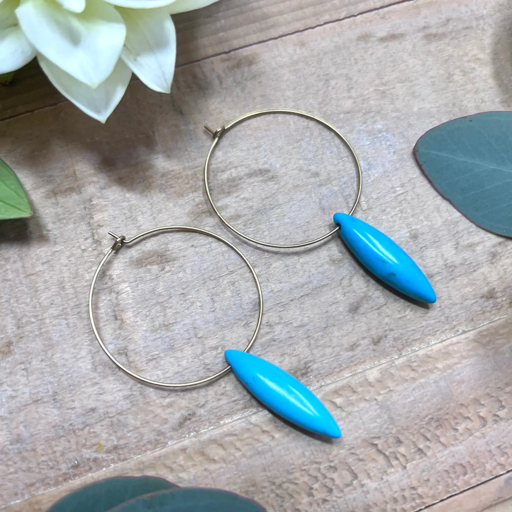 Laurie Turquoise Earrings
