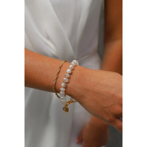 Moonstone Rondelle Bracelet