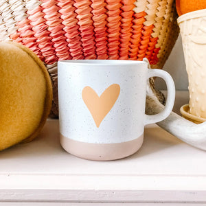 Clay Heart Mug